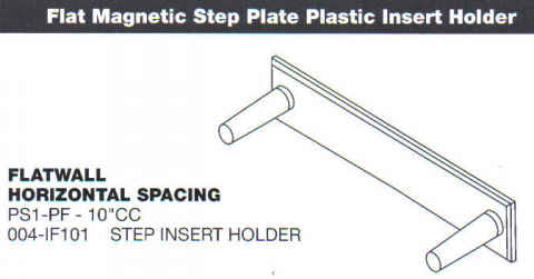 Flat Magnetic Step Plate 10" CC Insert Horizontal - Precast Supplies:Magnetic Step Pins